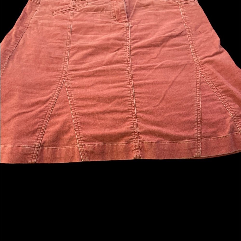 Pink corduroy skirt. Size 12. Has belt loops.